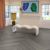 Knight tile gluedown LVT n an open plan living room 
