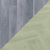 Blue and green lvp flooring