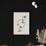 Minimalist abstract wall art