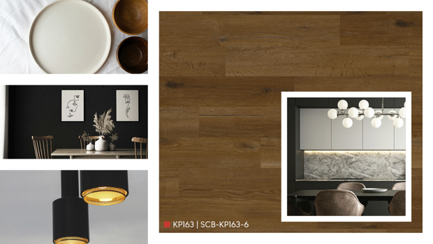 Dining room decor matching the In CTRL design aesthetic