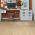 River Hickory luxury vinyl flooring brings warmth to a home office
