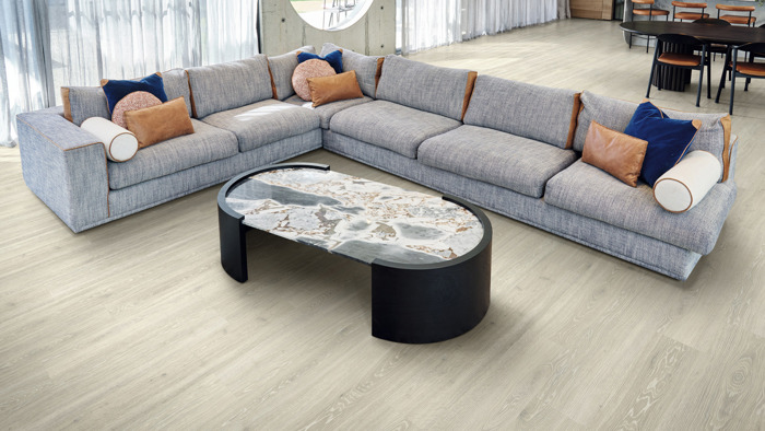 New Korlok LVT stone on a living room