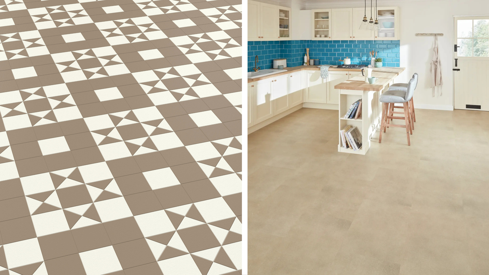 Karndean Designflooring Clifton and Cotswold Stone LVT stone flooring