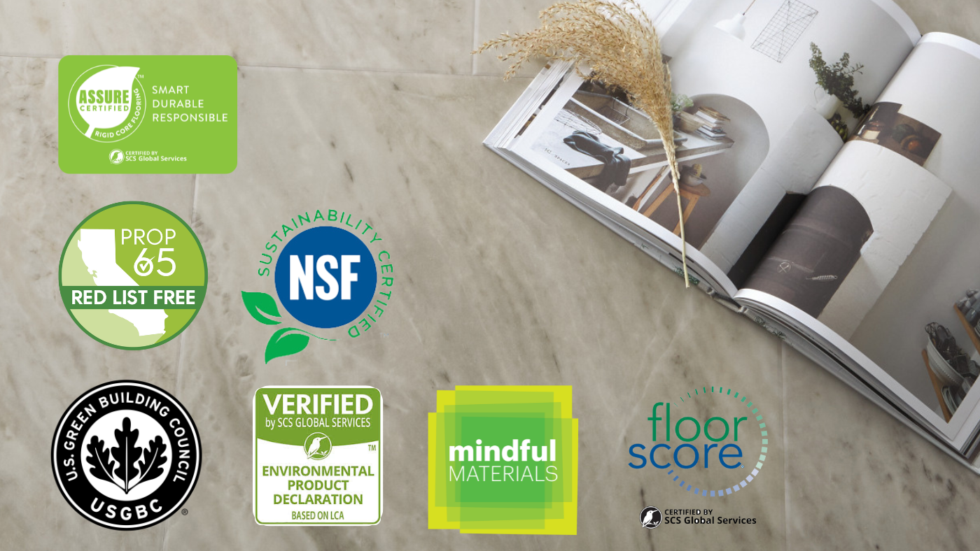 Environmental certification logos