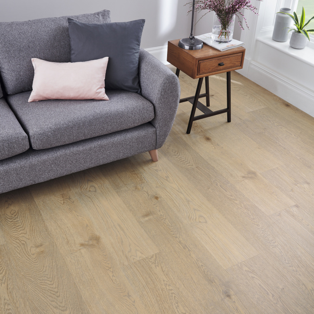 Van Gogh Washed Buttuernut mid brown LVT flooring by Karndean