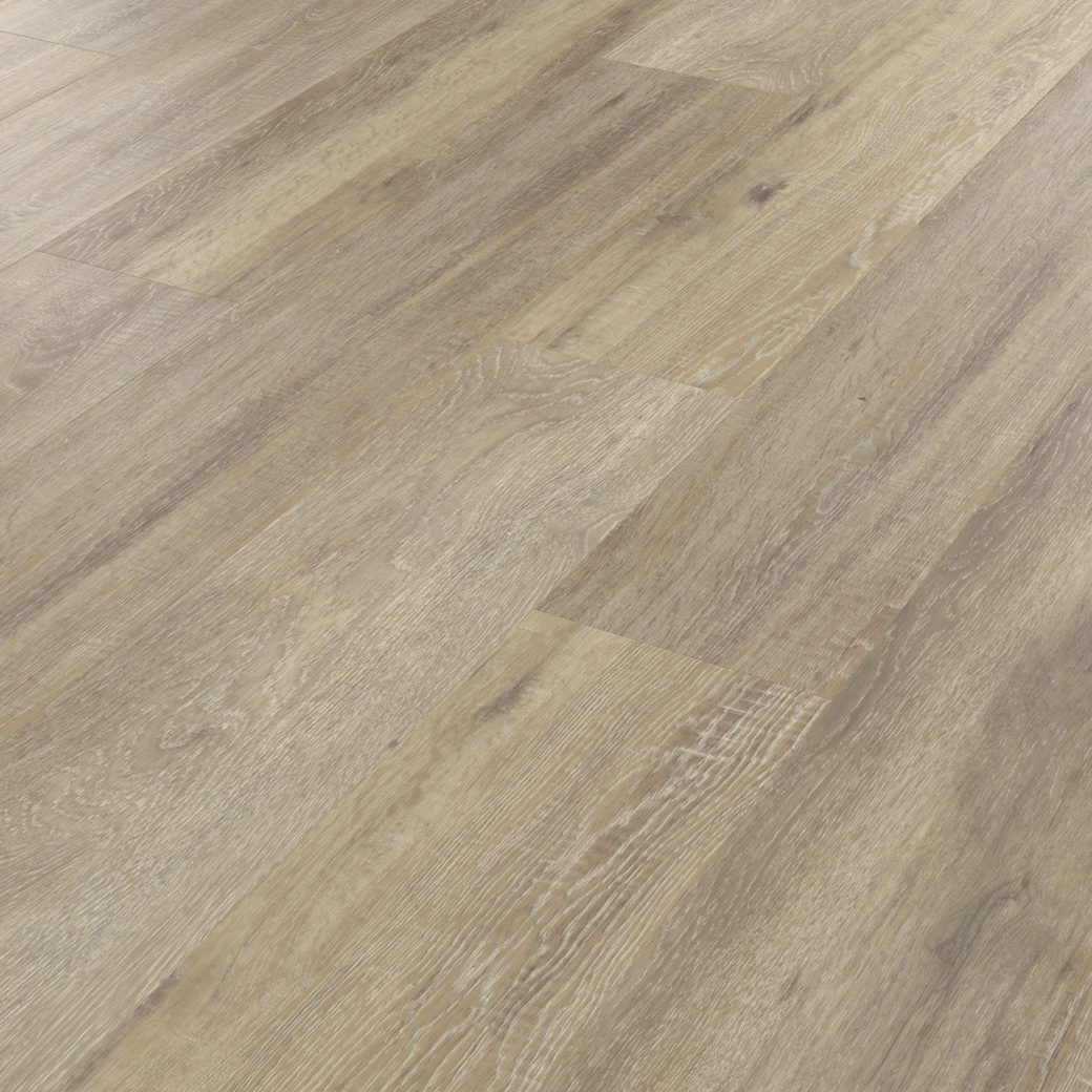 Baltic Washed Oak dark grey flooring laid straight and taken from an angle