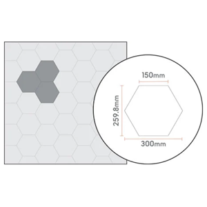 Kaleidoscope laying pattern for KAL09 Hexa