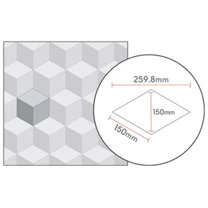 Kaleidoscope laying pattern for KAL13 Cubix