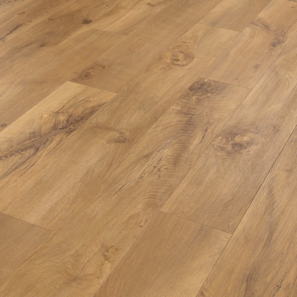 Auckland Oak golden brown flooring by Karndean taken from the side
