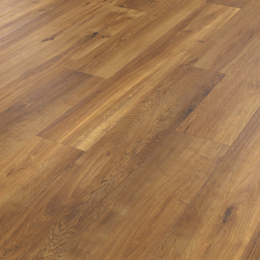 Van Gogh Classic Oak mid brown lvt flooring laid at an angle