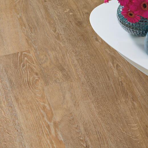 Honey Oak rigid core lvp floors shown close up