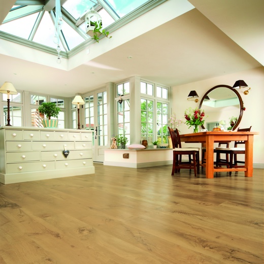 Auckland Oak golden brown flooring in a living area